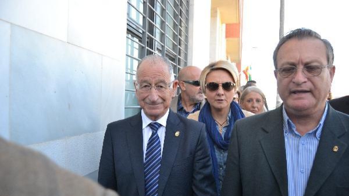 Amat, a la salida del juzgado en 2014 tras declarar por el caso.