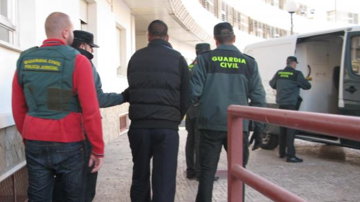 Último detenido por la Guardia Civil.