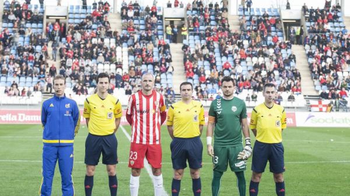 Ocón Arráiz en el Almería-Llagostera.