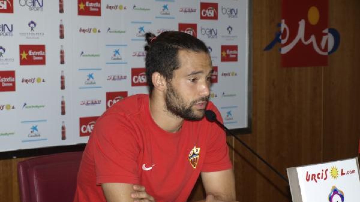 Quique González en sala de prensa.