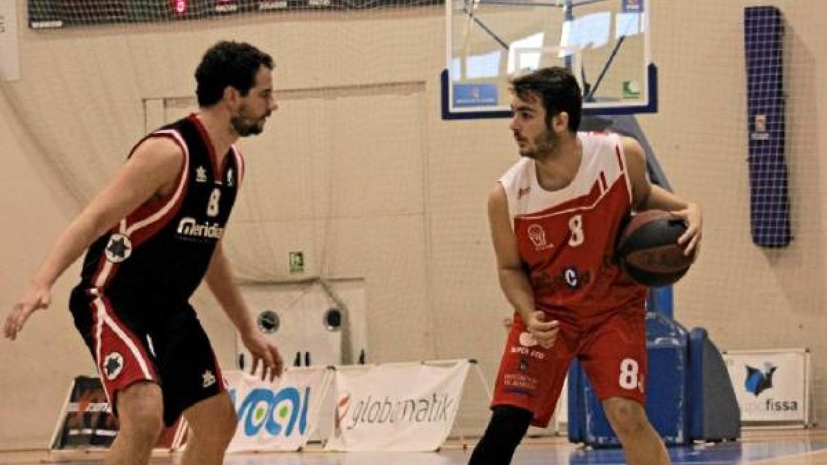 El jugador en plena acción.