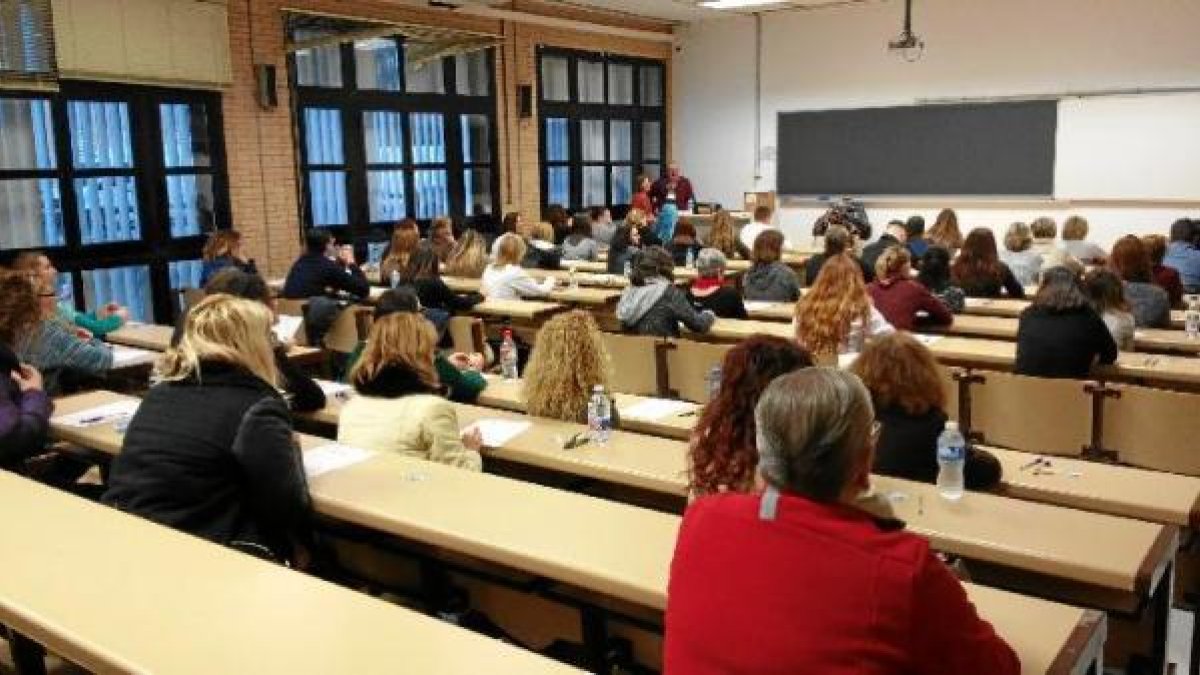 Imagen de las oposiciones del SAS realizadas el fin de semana