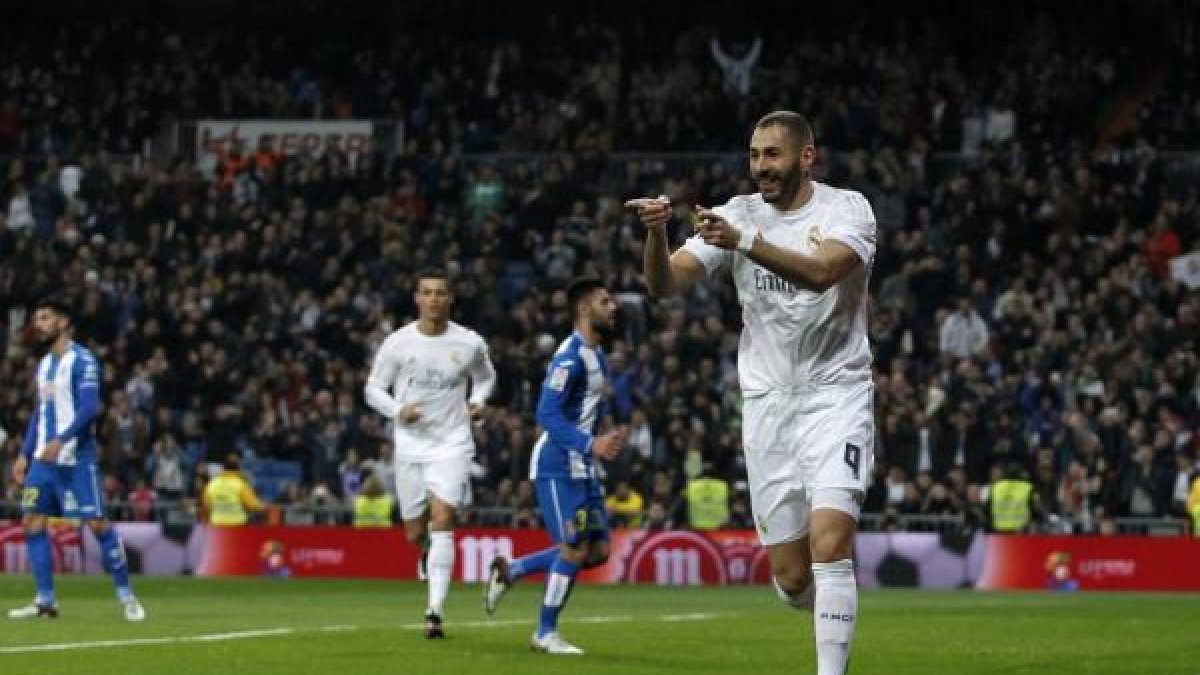 Benzema hizo el 1-0.