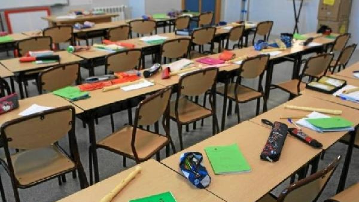 Imagen de una de las aulas de un centro educativo.