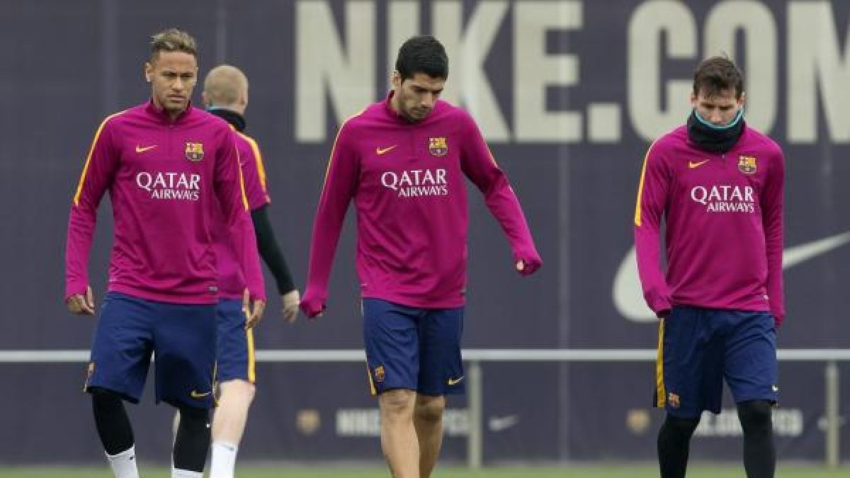 Neymar ha entrenado este viernes.