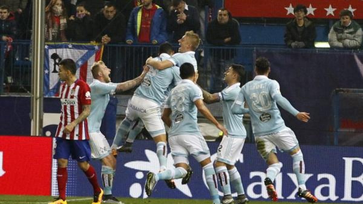 Partidazo del Celta en el Vicente Calderón.