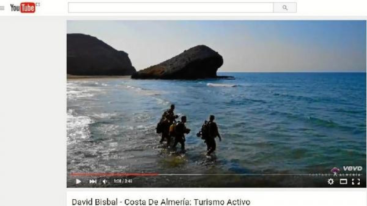 Captura del canal de youtube de David Bisbal.