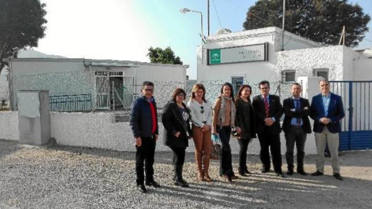 Visita hoy a un colegio de Níjar.