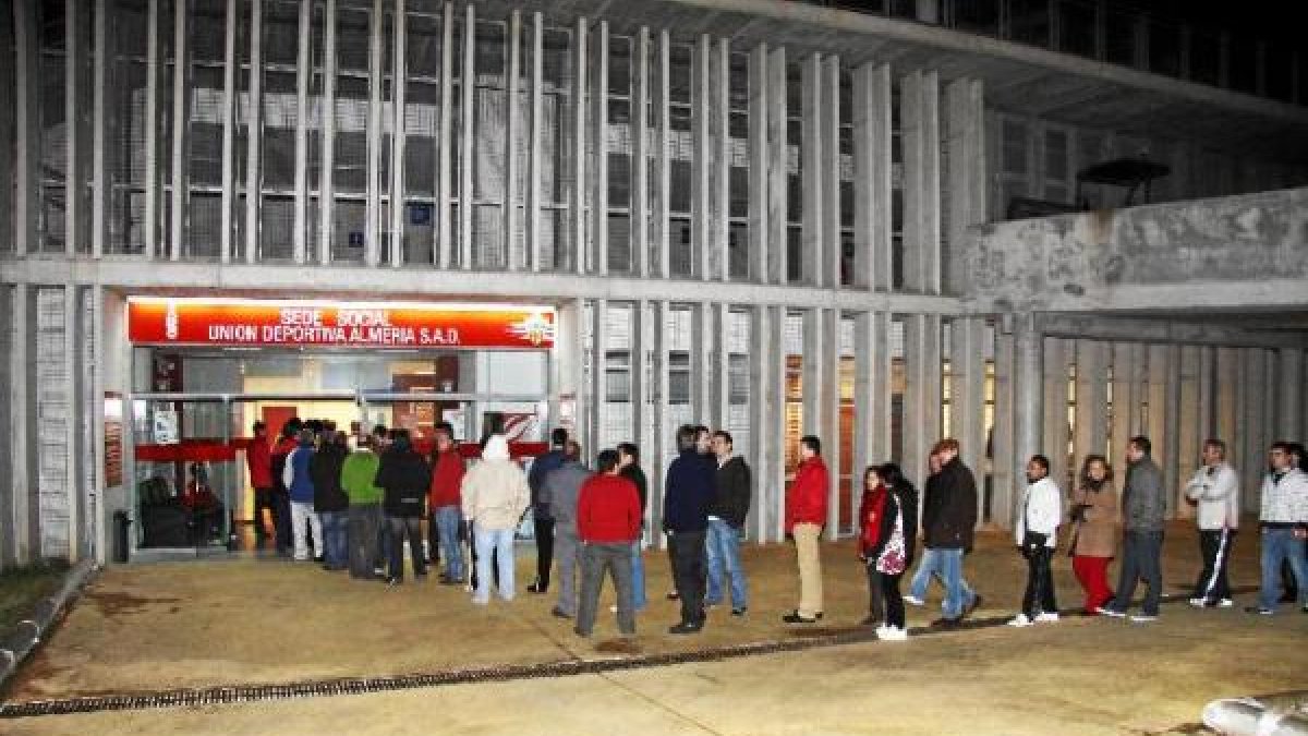 Los aficionados del Almería siempre dan la talla.