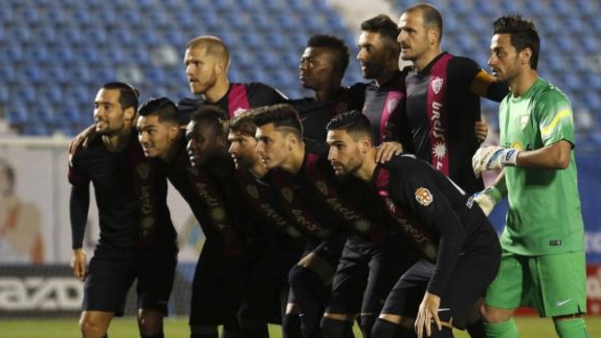 El once del Almería.