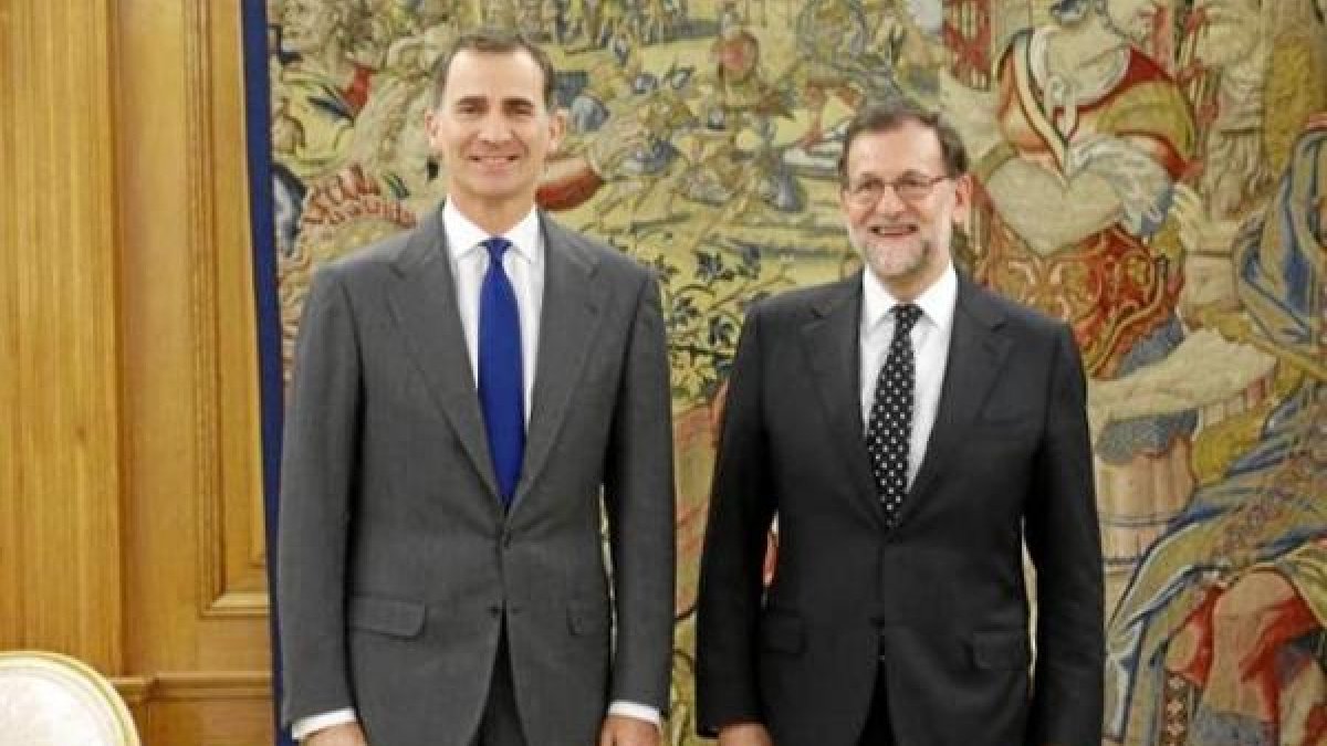 El Rey y Rajoy esta tarde.