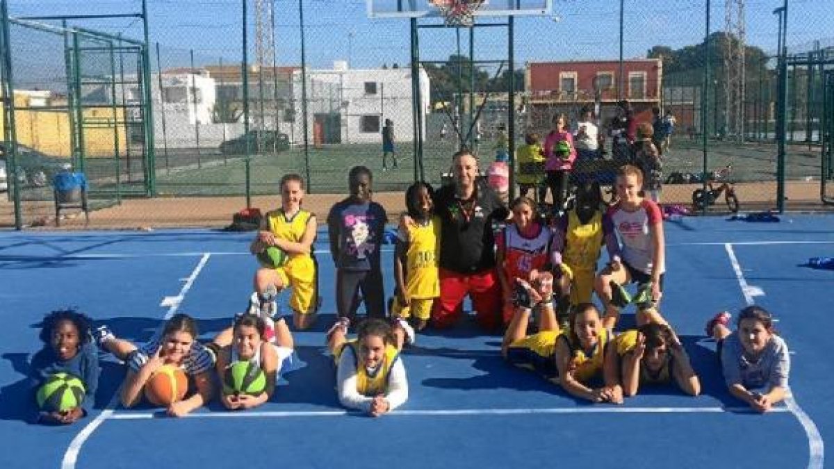 Las jugadoras del Cifomotor.