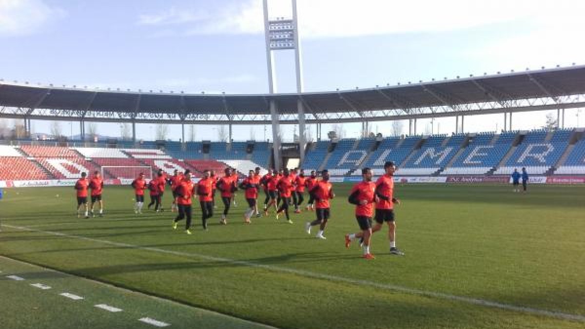 Comienza el entrenamiento.