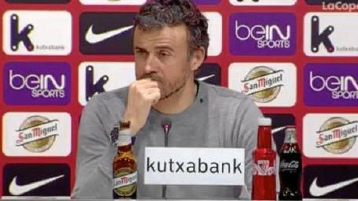 Luis Enrique no quiere avivar la polémica.