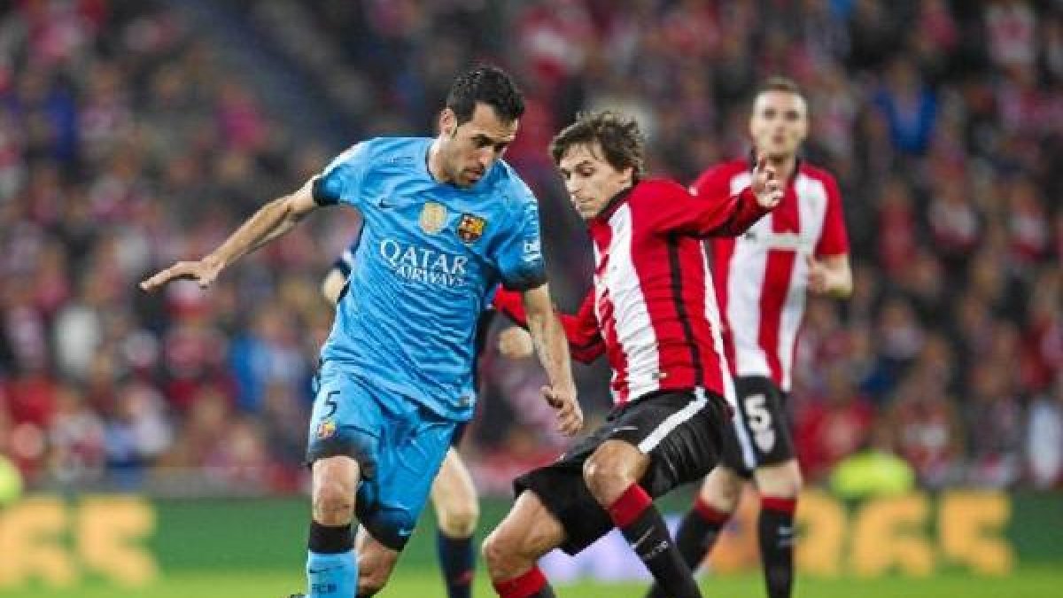 Busquet e Iniesta hablan de González González.
