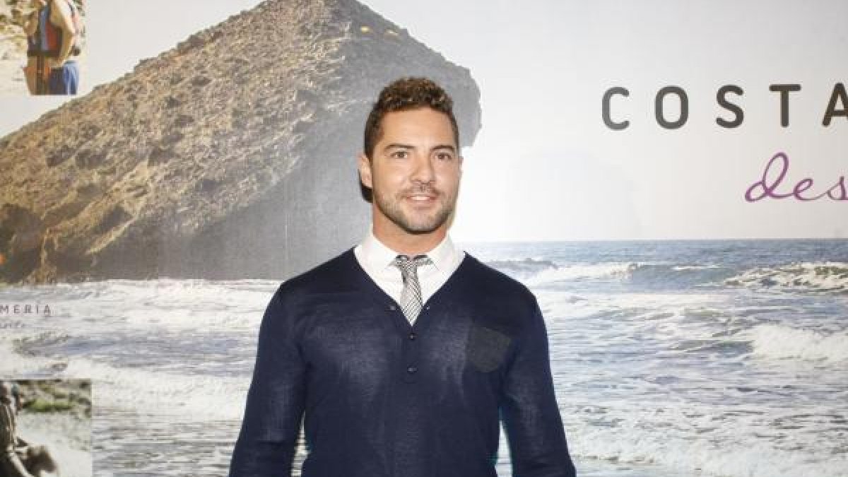David Bisbal durante la presentación del vídeo promocional de Almería en Madrid