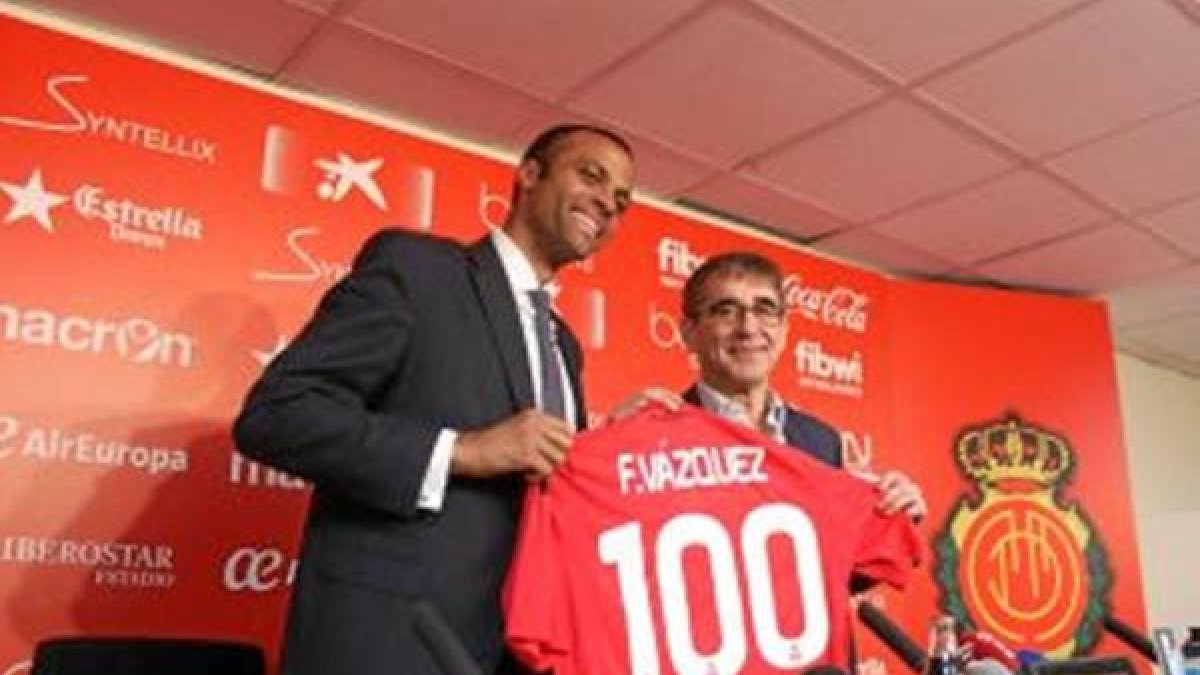 Puesta de largo del nuevo entrenador del Real Mallorca.