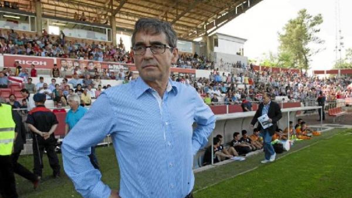 Fernando Vázquez en su etapa de entrenador del Depor.