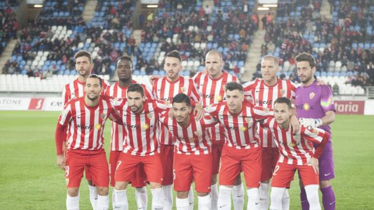 El once del Almería.