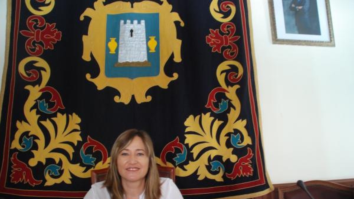 La alcaldesa, Esperanza Pérez Felices.