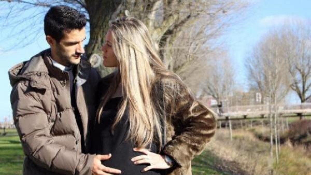 Zabaco y su mujer Estefanía.