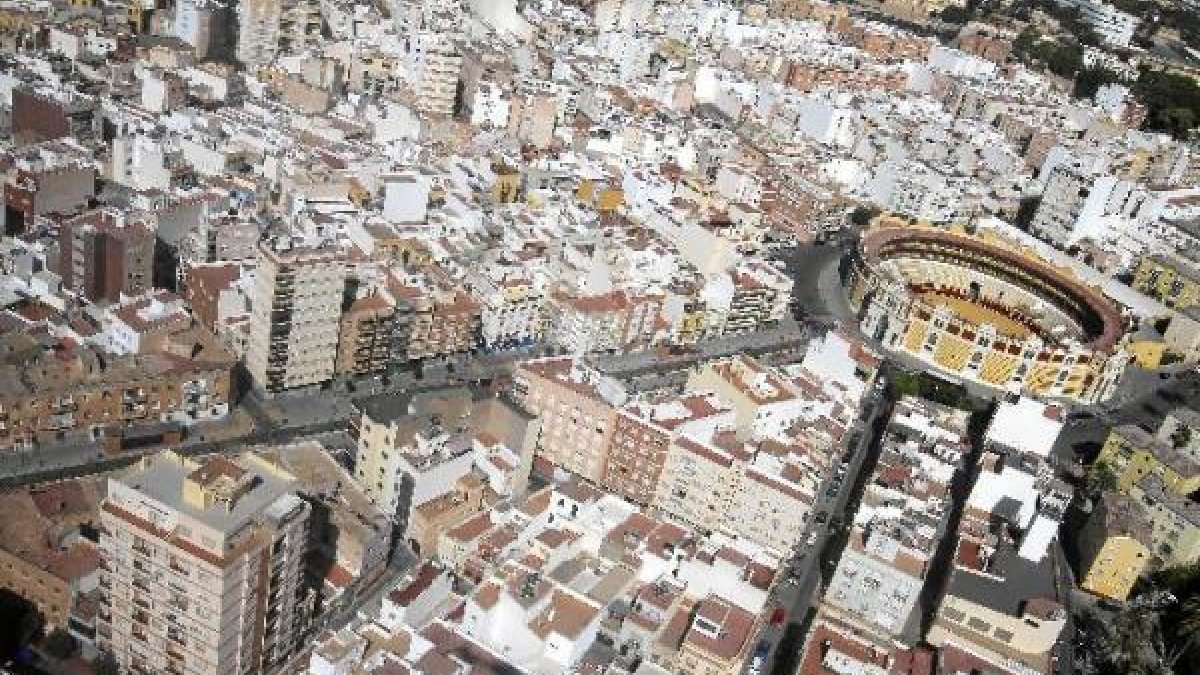 Imagen aérea de la ciudad