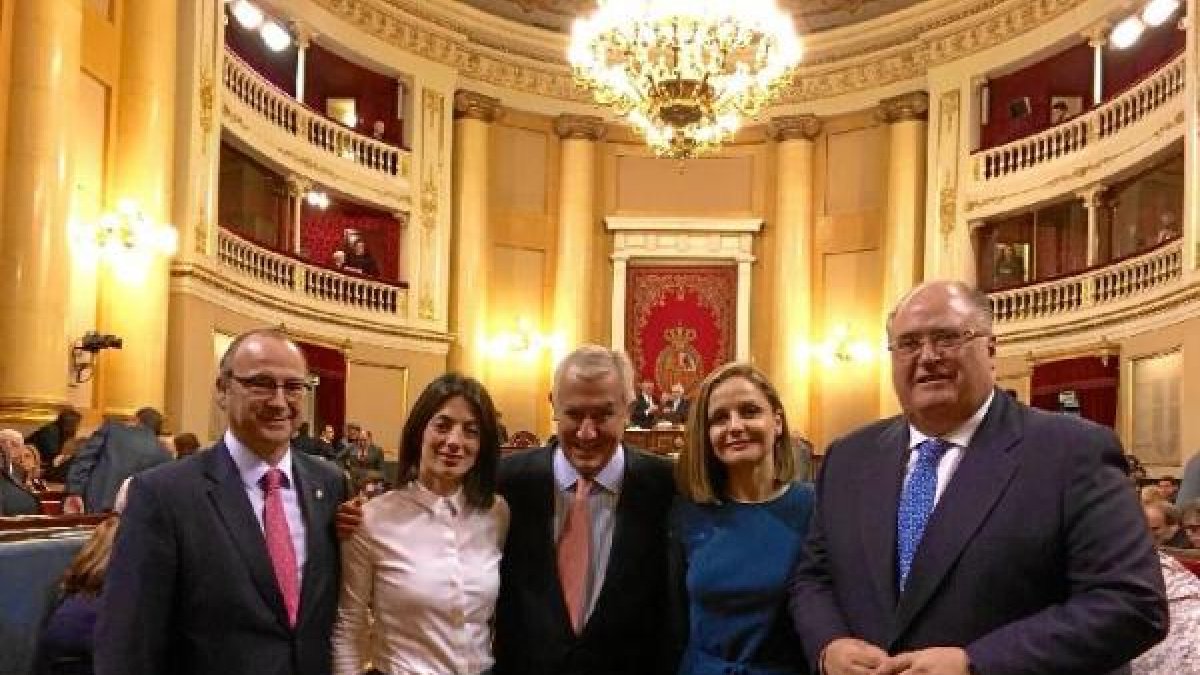 Senadores del PP.
