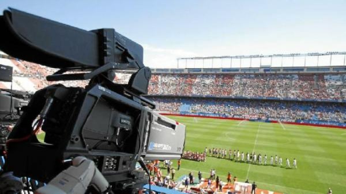 El fútbol por la televisión está garantizado.
