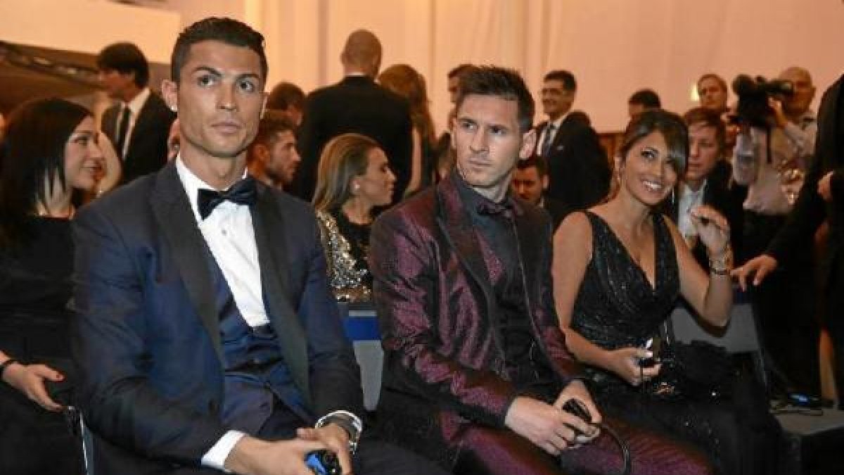 Cristiano y Messi juntos el pasado año.