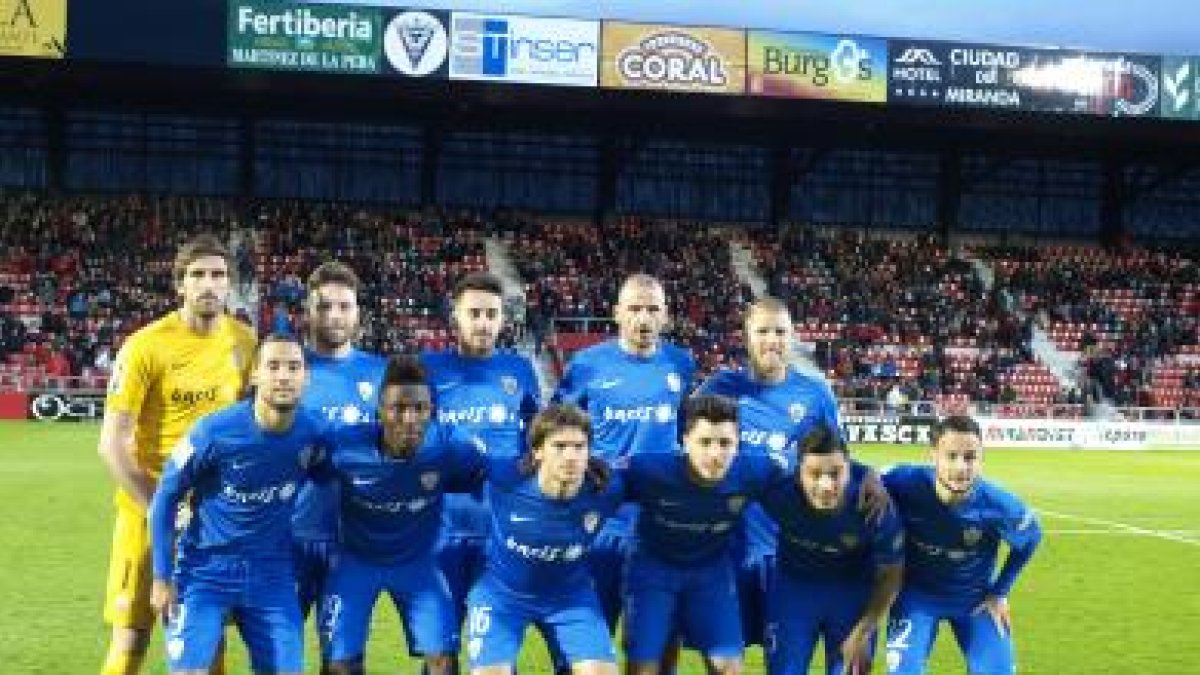 El once del Almería.