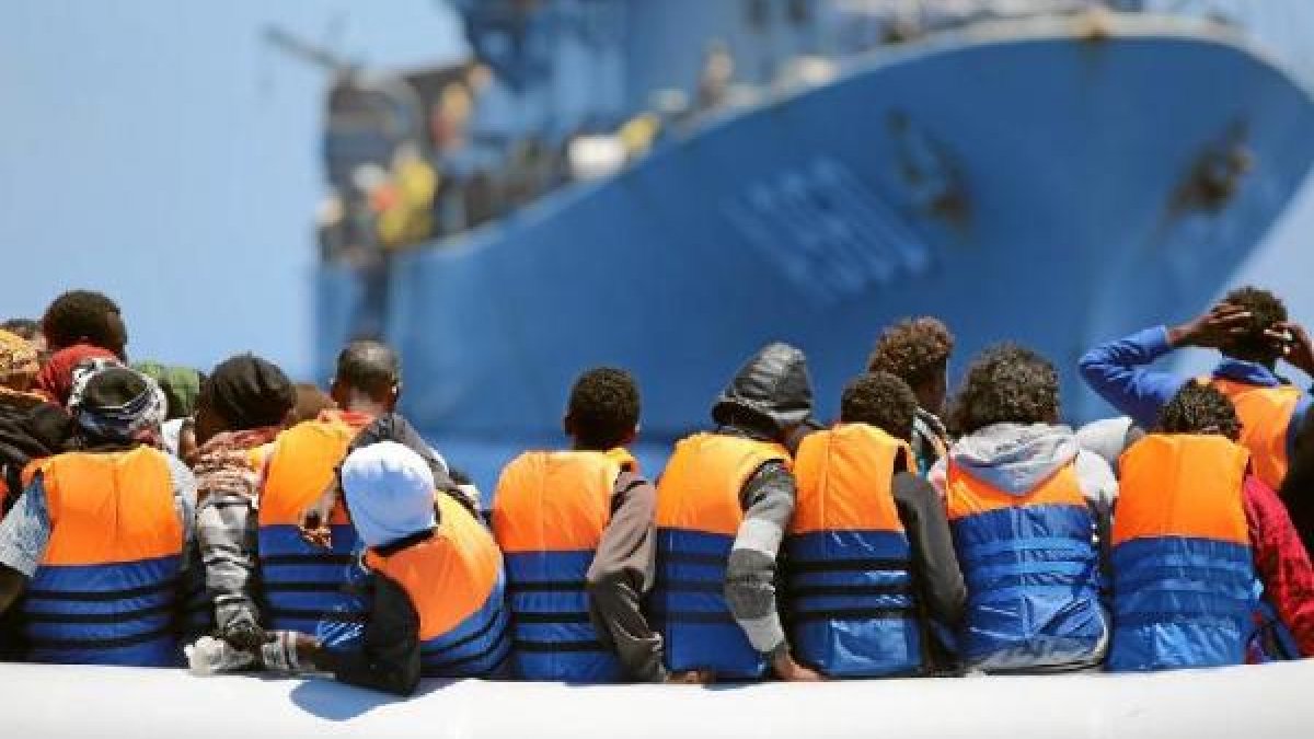 Operación de la Agencia Europea de Fronteras en el Mediterráneo.