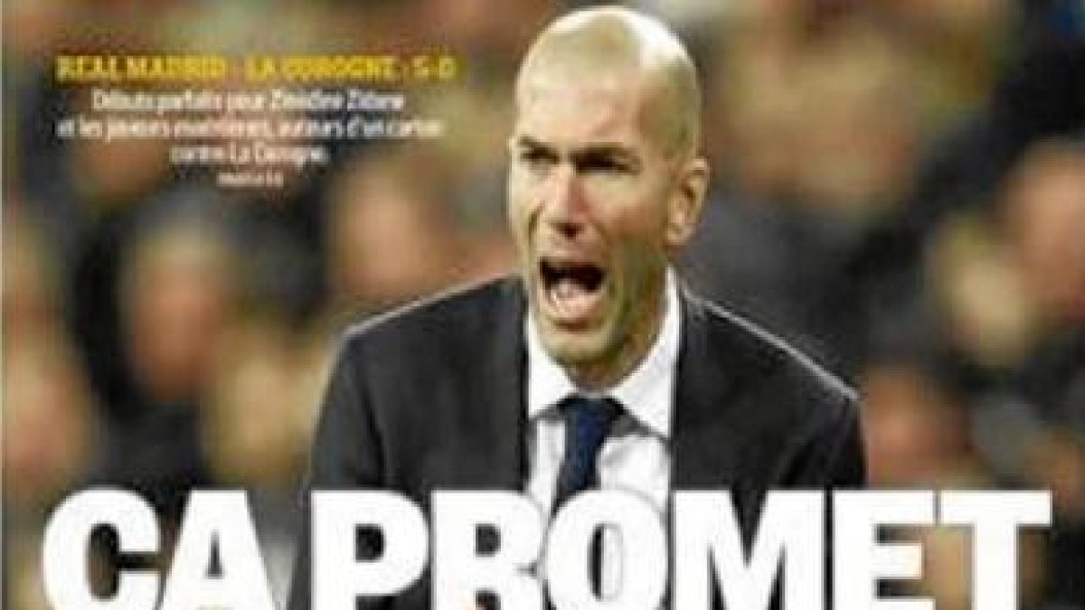 El mundo se hizo eco del estreno de Zidane.