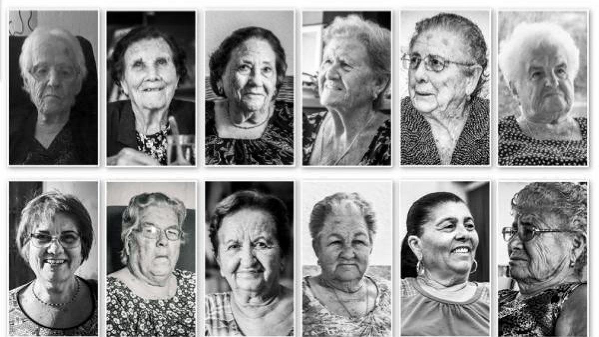 Las doce mujeres nijareñas que aportan su testimonio en el libro.