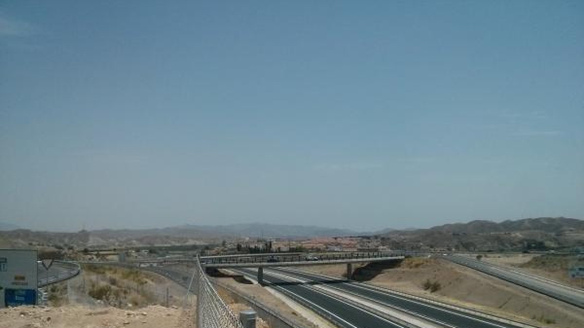 Último tramo inaugurado de la autovía (variante de Albox) abierto al tráfico el pasado año.
