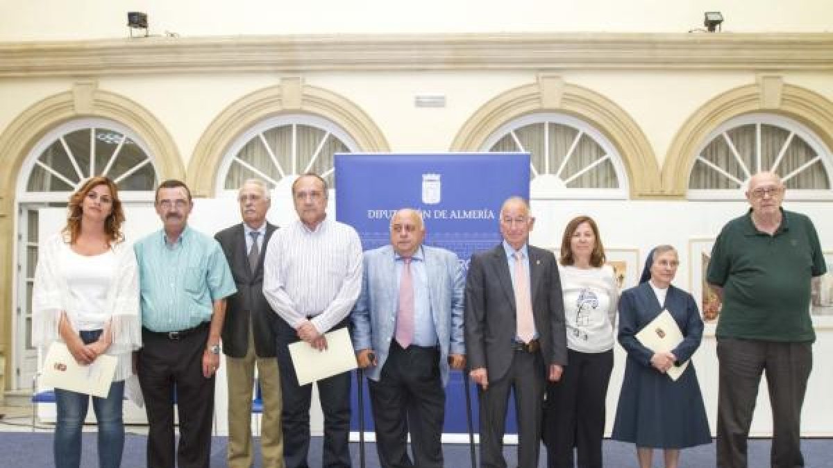 Miembros de algunas asociaciones subvencionadas.