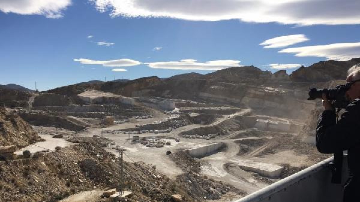 Canteras de mármol situadas en la Sierra de Macael a pocos kilómetros del pueblo.