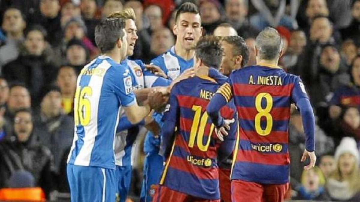 Dos partidos tensos entre Barça y Espanyol.