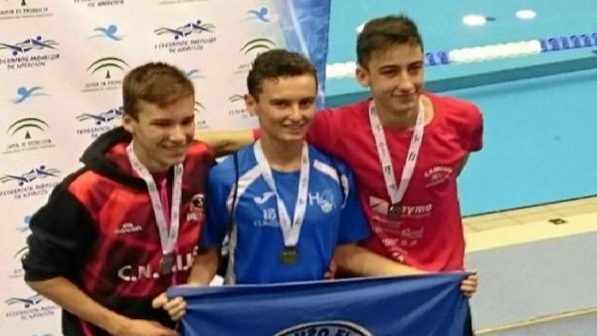 Manuel Martos en lo más alto del podio.