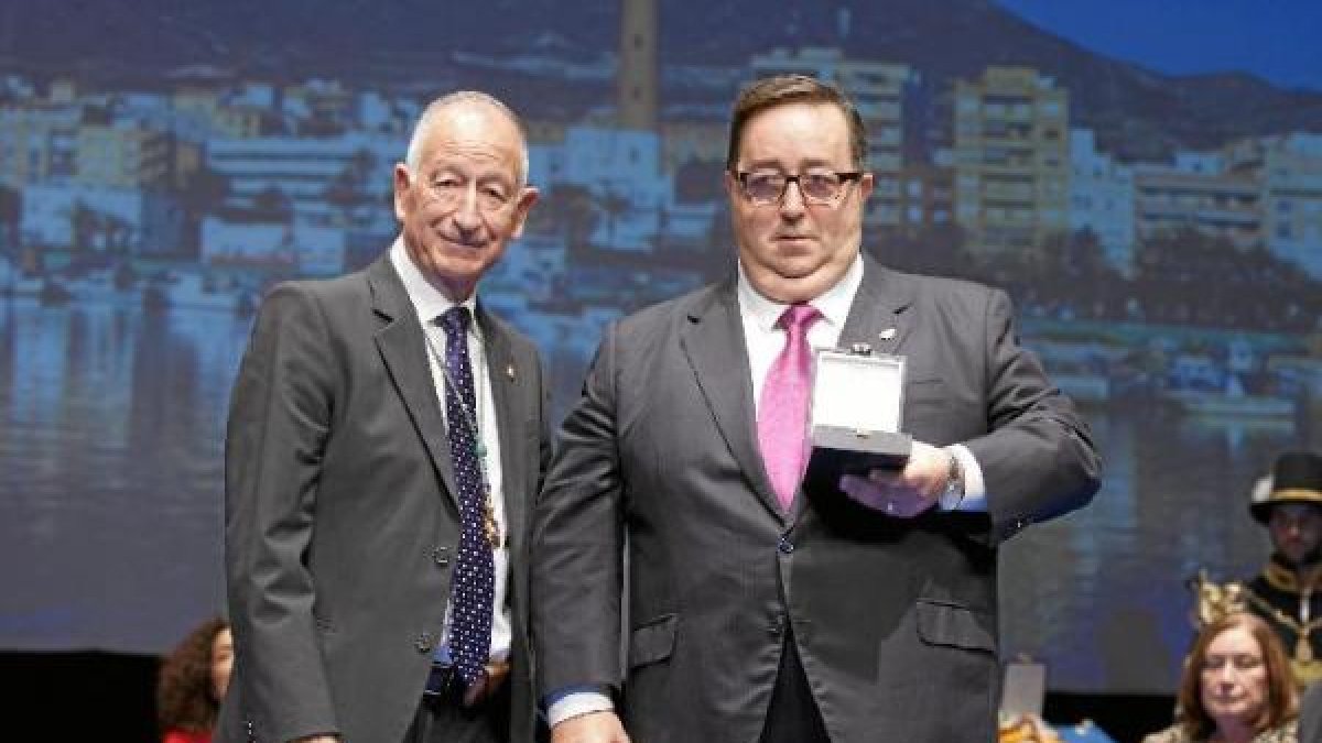 Gabriel Amat con José Juan Rubí.