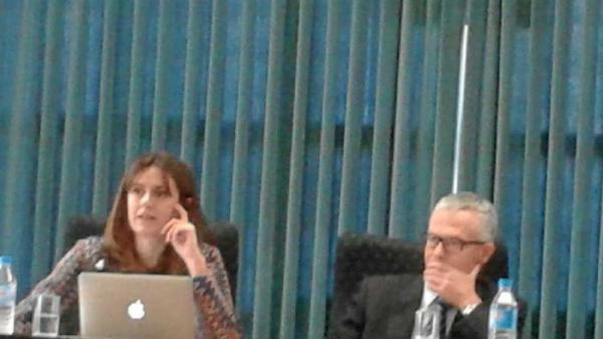 En imagen el Fiscal Pérez Gallegos y la magistrada, Balaguer