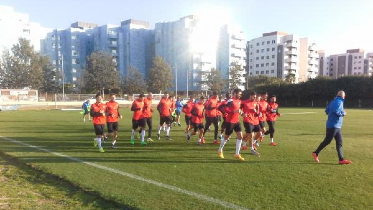 Carrera continua para calentar.
