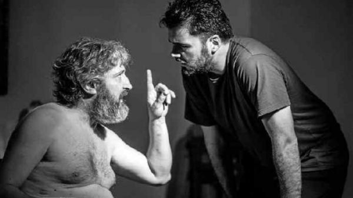 En la obra, Jesús Herrera y Julio Béjar (Foto: Carlos de Paz)