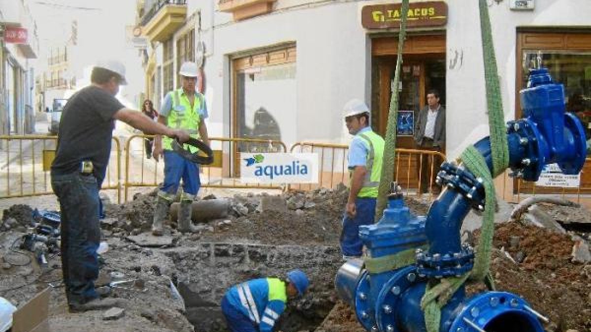 Imagen de los trabajadores de Aqualia