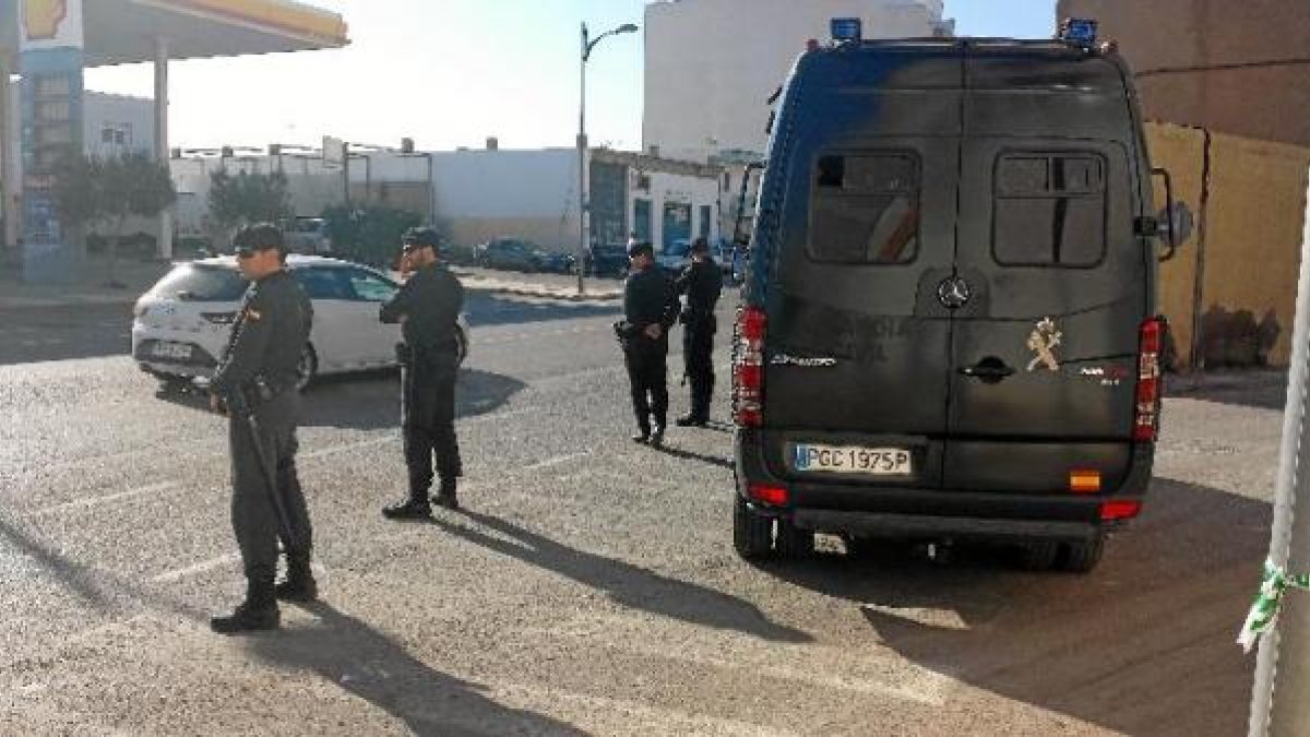 Efectivos del la Guardia Civil.