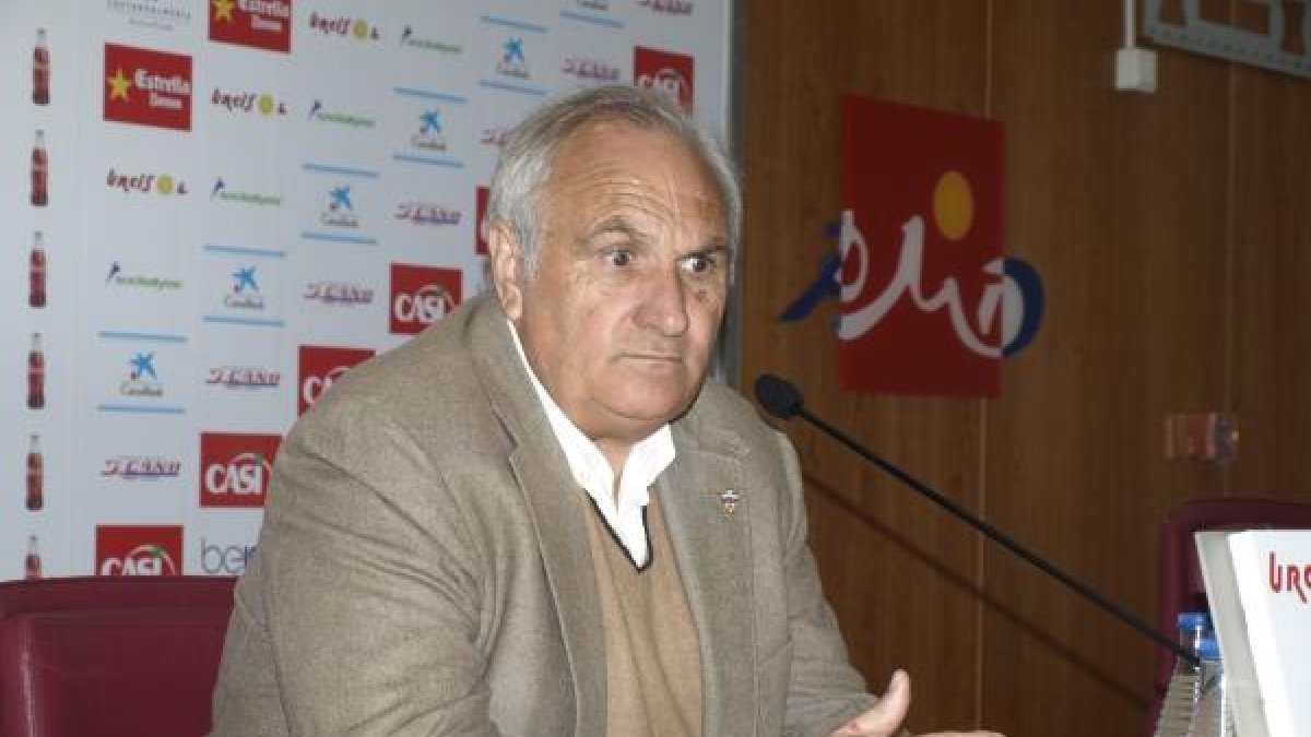 Alfonso García en su última rueda de prensa del año.
