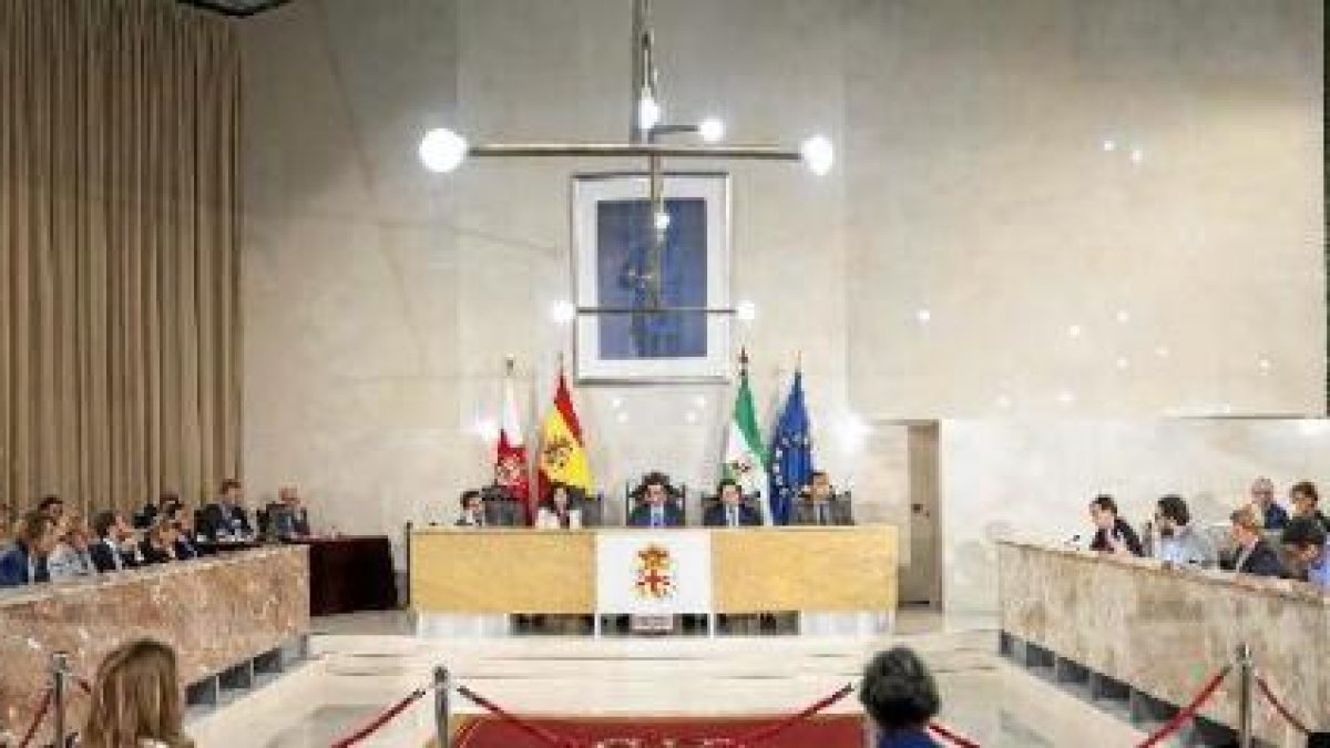 Sesión plenaria del Ayuntamiento de Almería