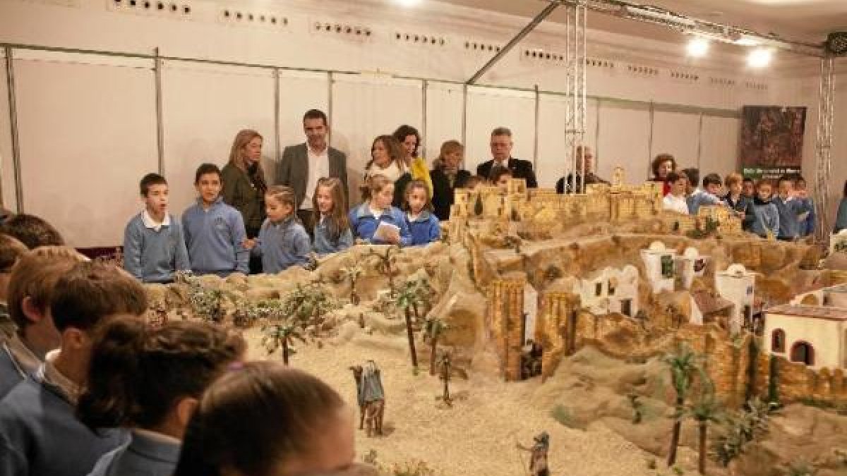 Belén Municipal de Almería en la Plaza Vieja.