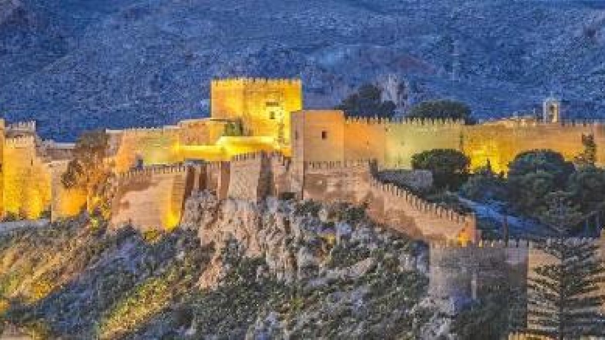 Panorámica de la Alcazaba de Almería.