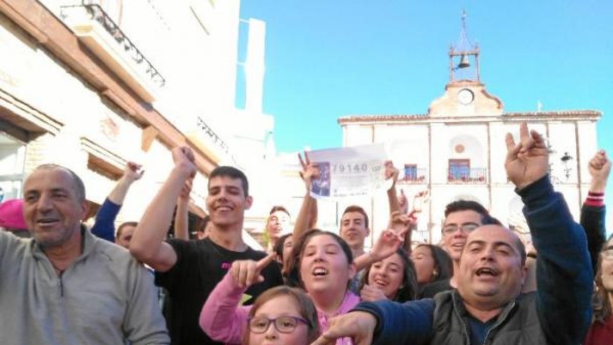 Alegría en las calles de Laujar.