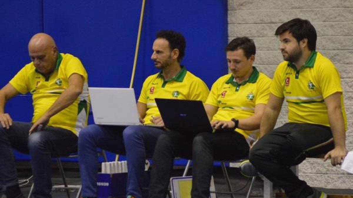 Los hombres del Unicaja Almería.